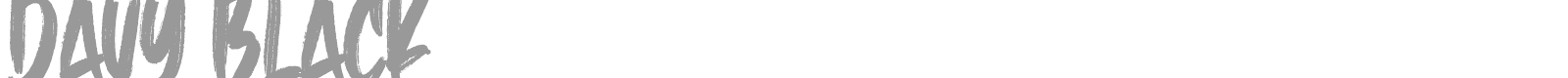 Davy Black font preview